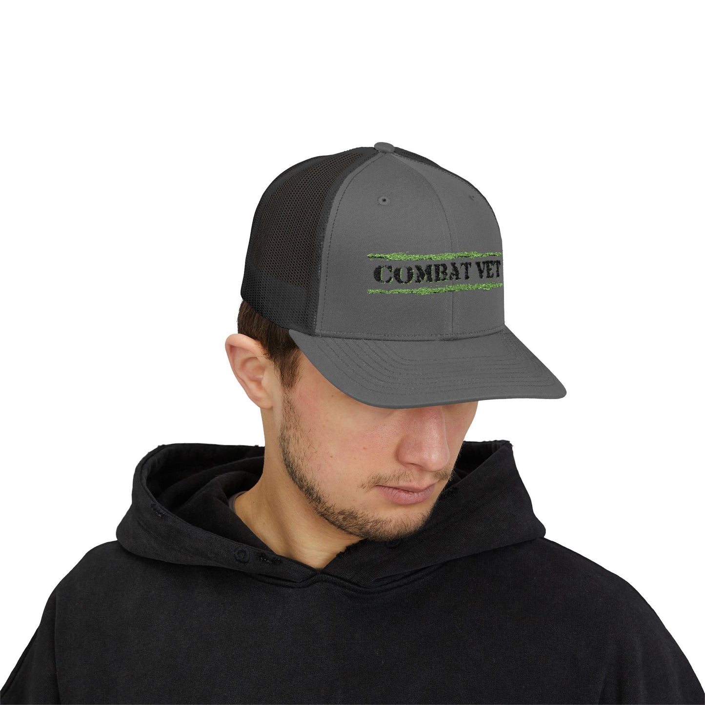 Combat Vet Snapback Trucker Cap - Show Your Pride