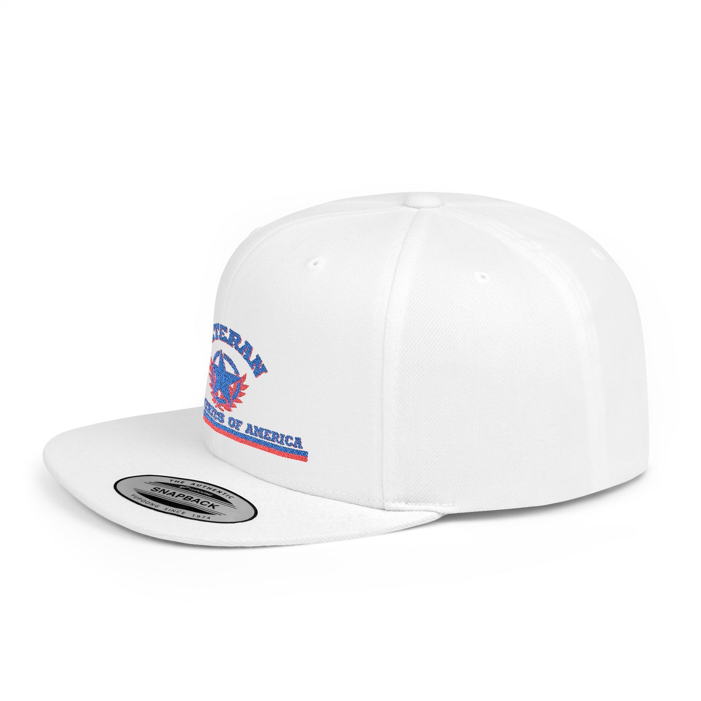 Veteran Flat Bill Snapback Hat | Stylish Cap for Military Supporters