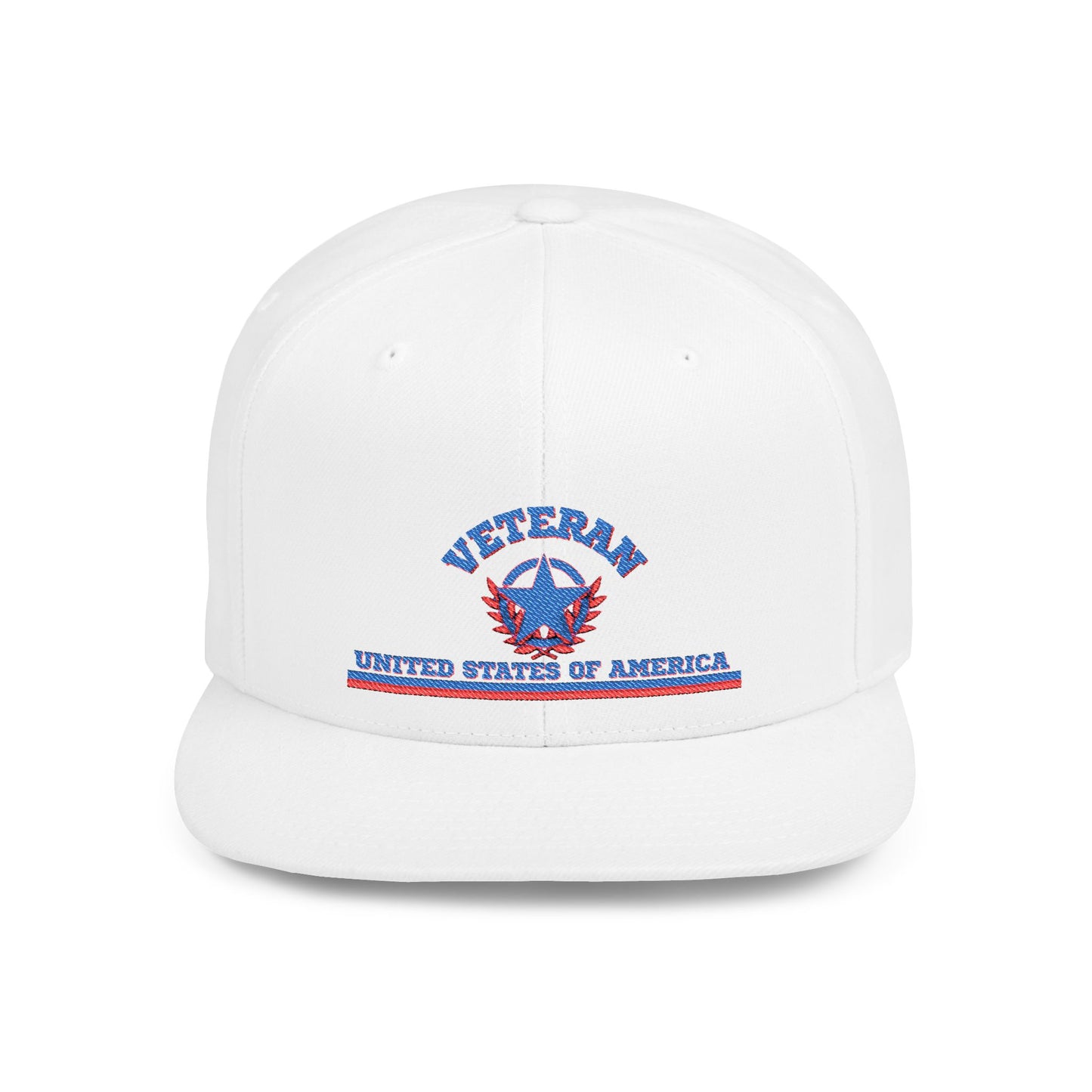 Veteran Flat Bill Snapback Hat | Stylish Cap for Military Supporters