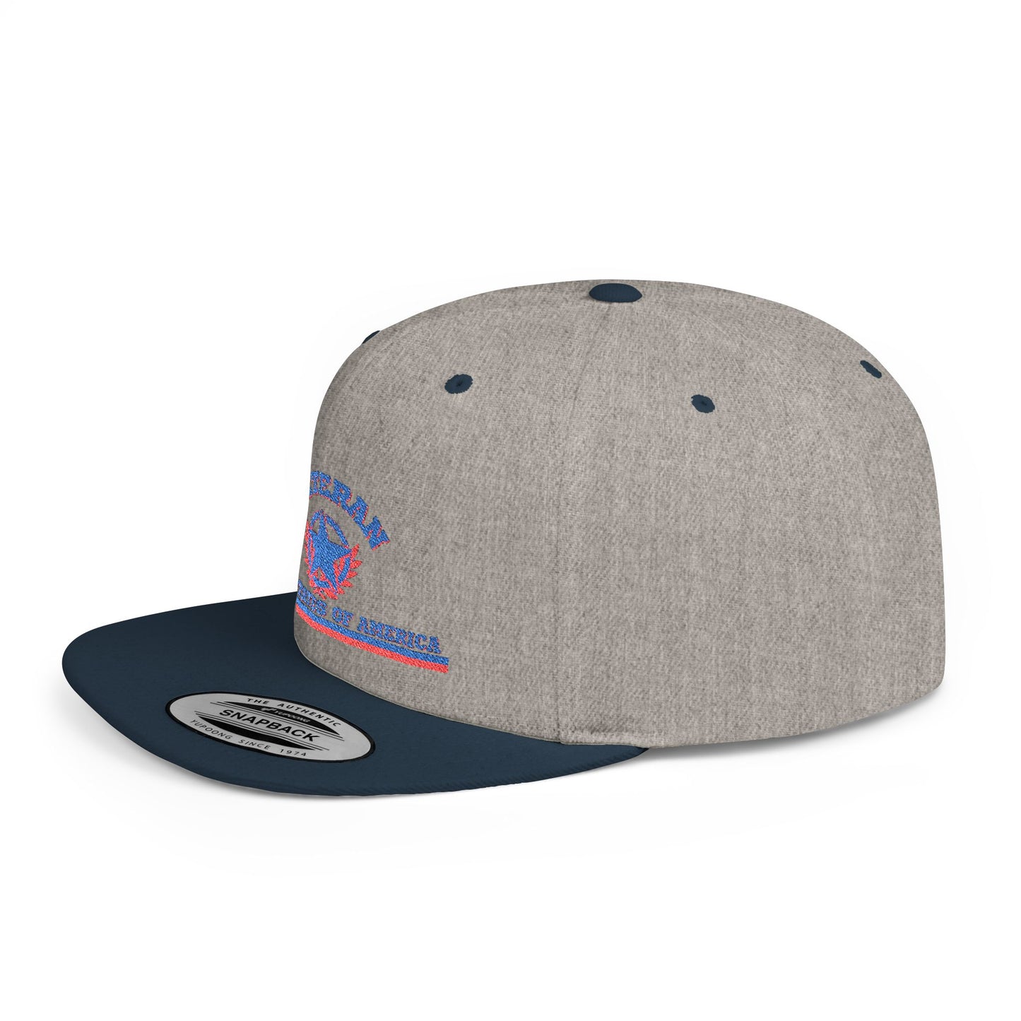 Veteran Flat Bill Snapback Hat | Stylish Cap for Military Supporters