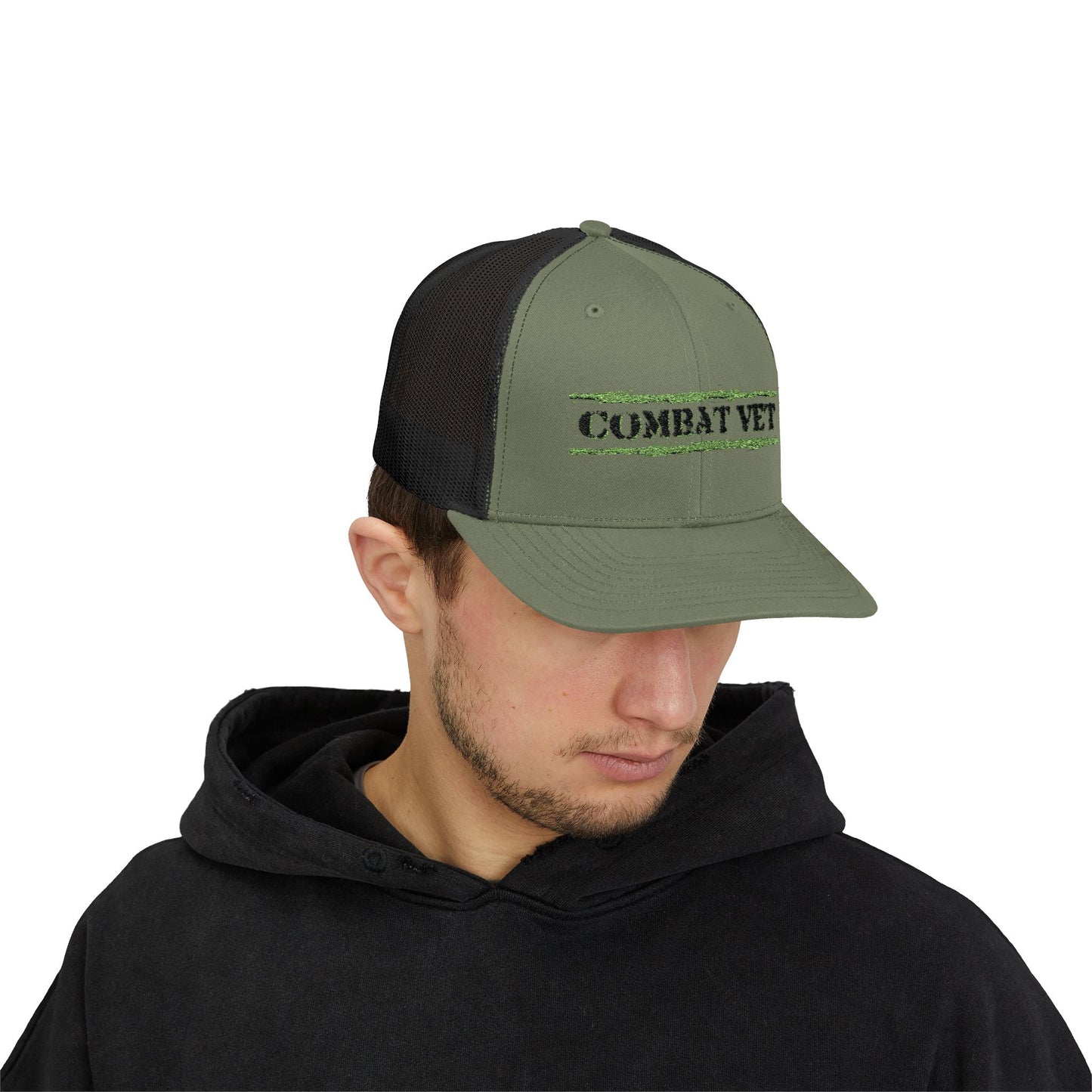 Combat Vet Snapback Trucker Cap - Show Your Pride