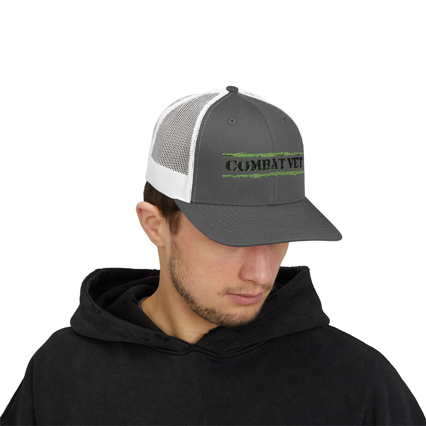 Combat Vet Snapback Trucker Cap - Show Your Pride