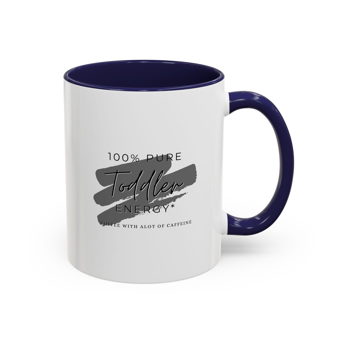 Toddler Energy Coffee Mug – Black Accent for Busy Parents