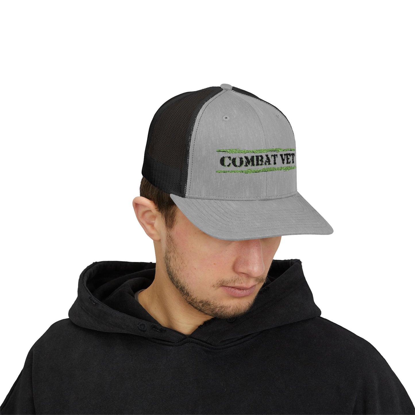 Combat Vet Snapback Trucker Cap - Show Your Pride