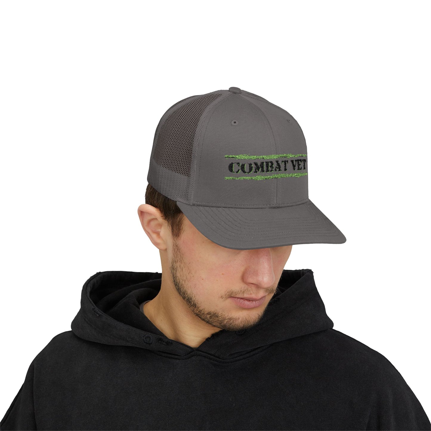 Combat Vet Snapback Trucker Cap - Show Your Pride
