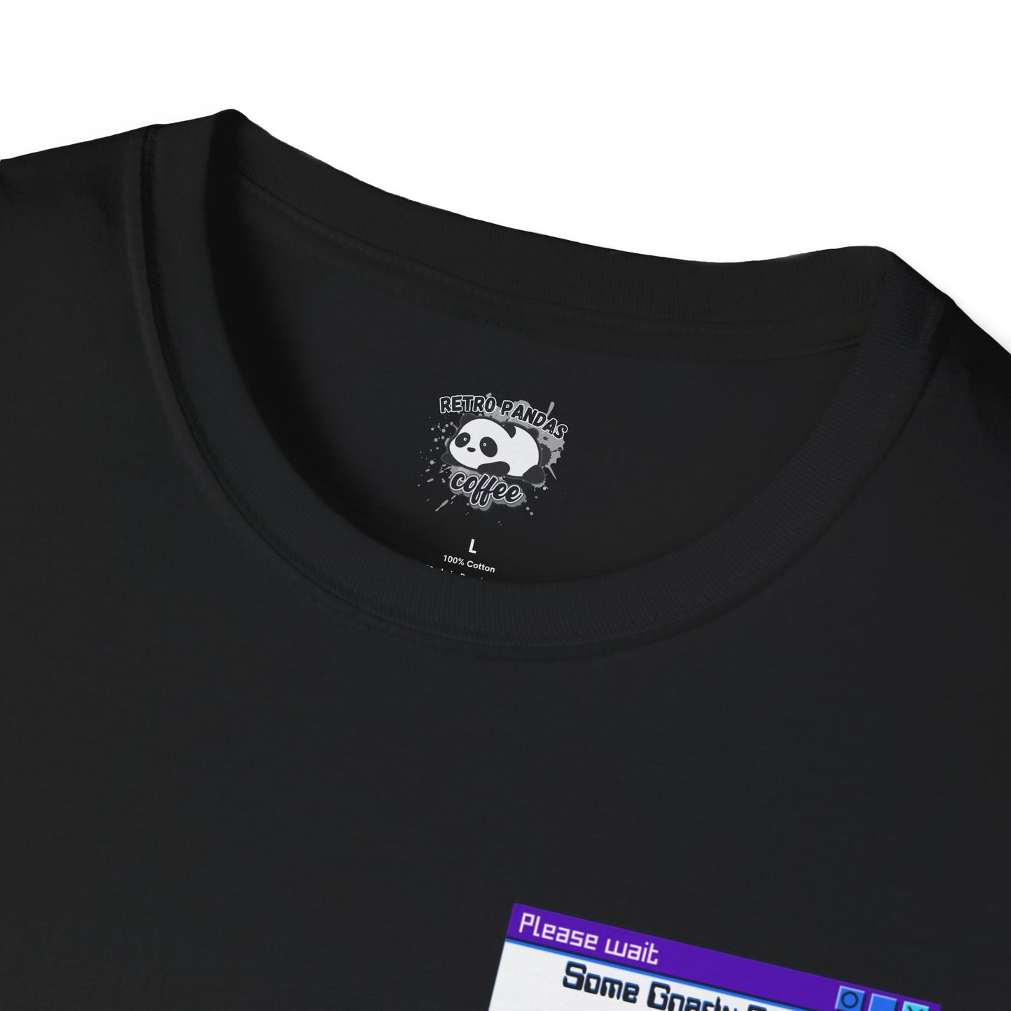 Retro Pandas Coffee Unisex Softstyle T-Shirt