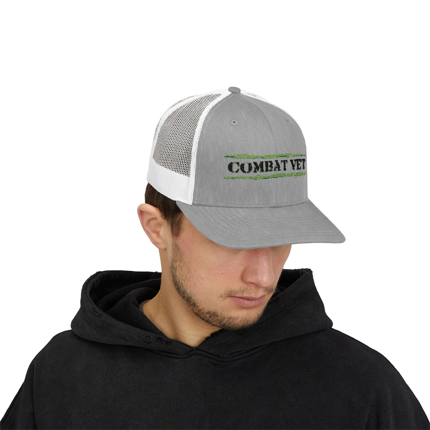 Combat Vet Snapback Trucker Cap - Show Your Pride
